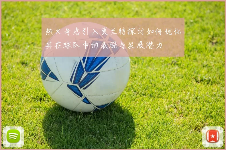 热火考虑引入莫兰特探讨如何优化其在球队中的表现与发展潜力